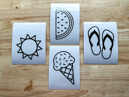Summer Suncatcher Sticker Craft Kit