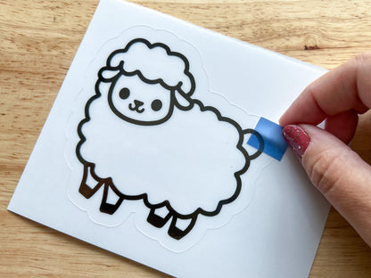 Sheep Suncatcher Sticker Craft Kit