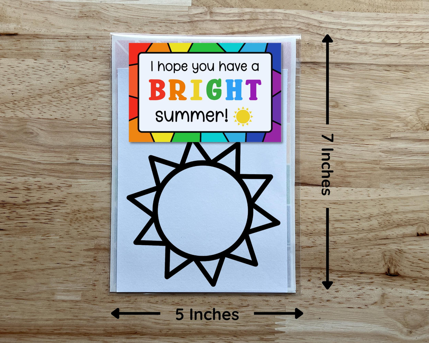 Bright Summer Sun Suncatcher Party Favor