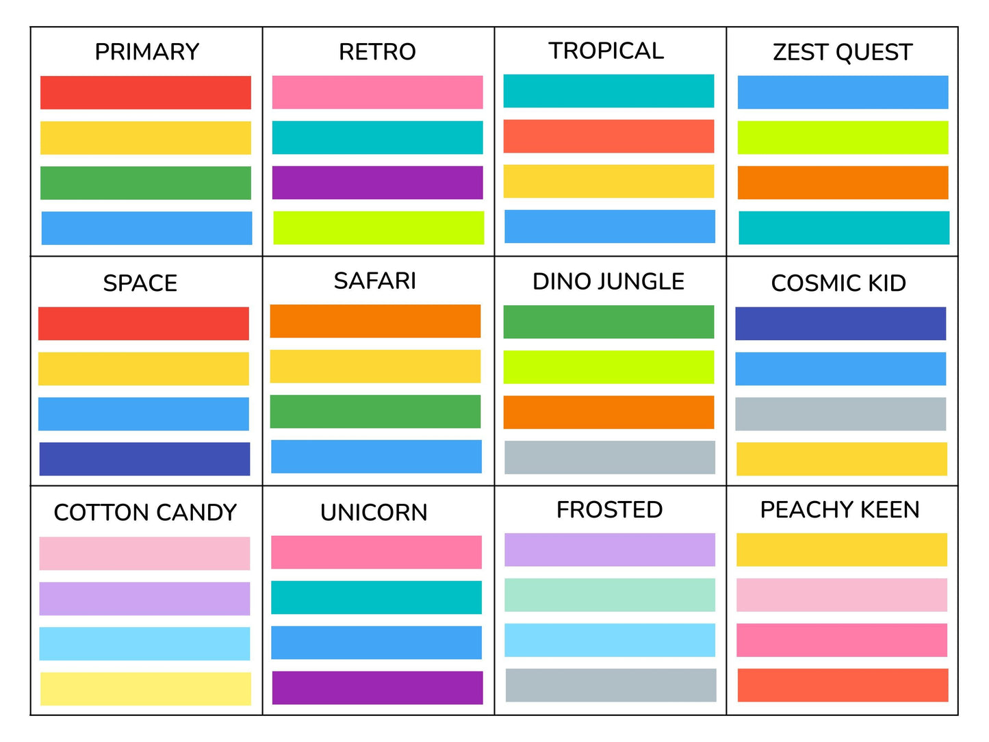 46 Mixed Size Waterproof Name Sticker Labels