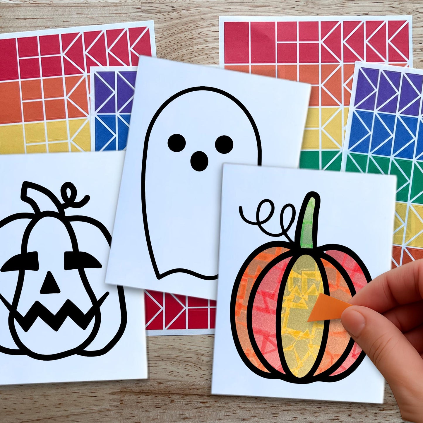 Bulk Halloween Party Suncatcher Craft Activity