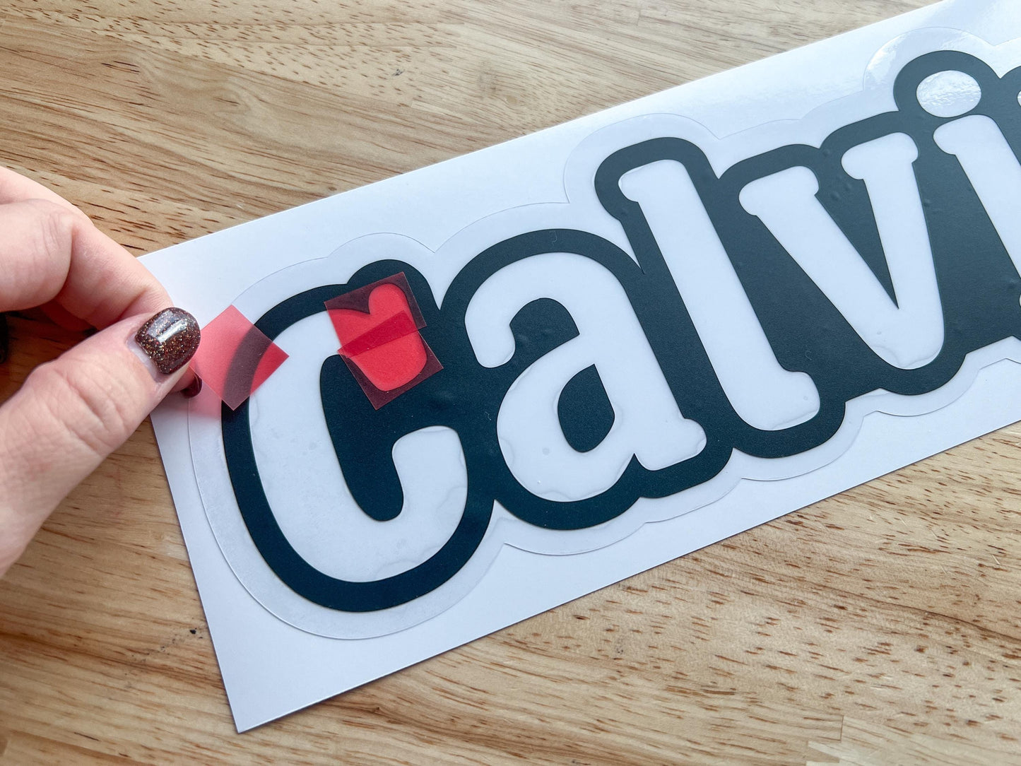 Personalized Large Name Suncatcher Sticker Craft Kit