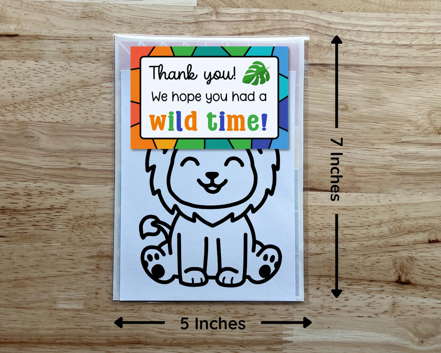 Lion Suncatcher Craft Party Favor