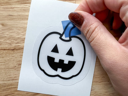 Mini Pumpkin Suncatcher Sticker Halloween Craft Kit
