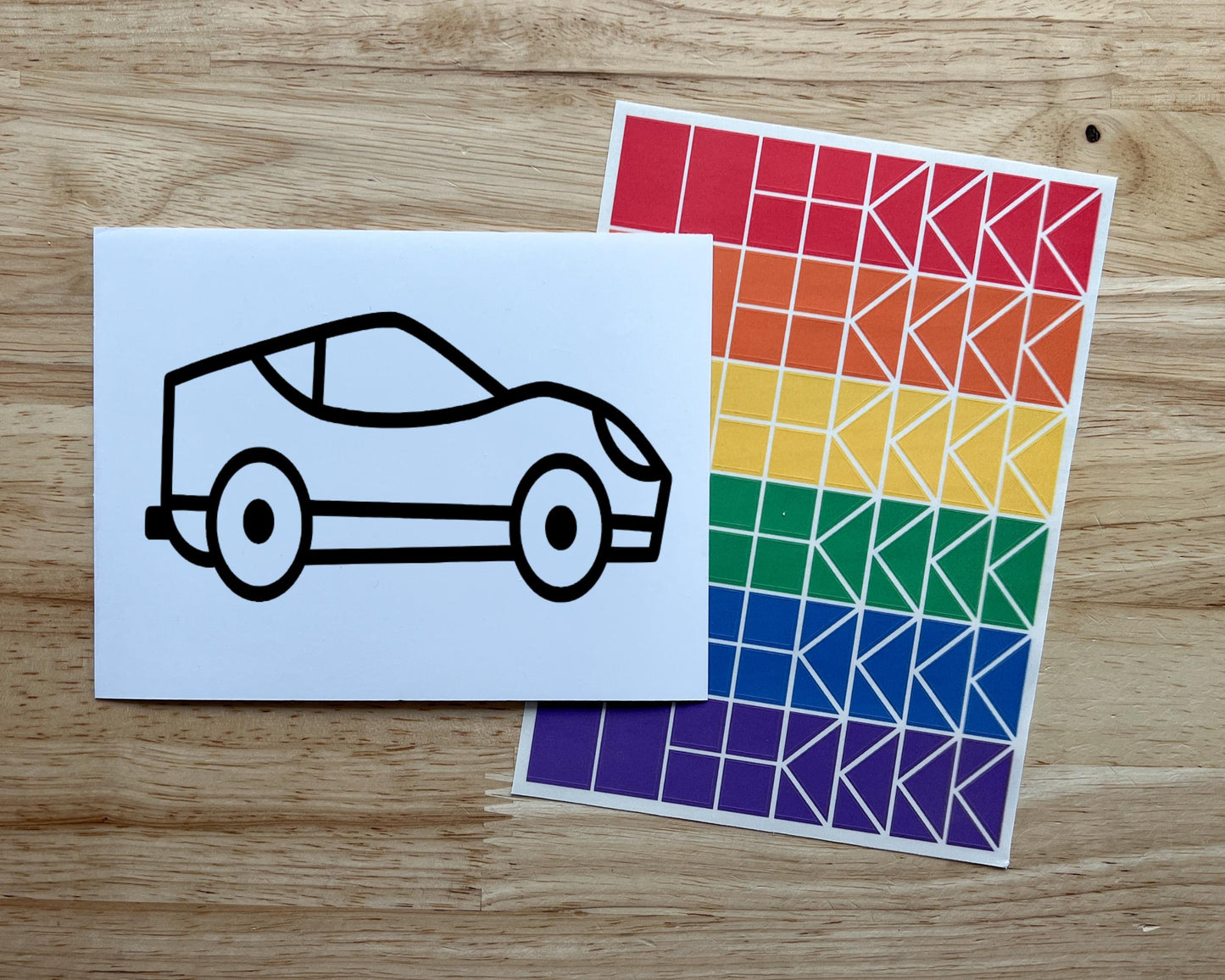 Racecar Suncatcher Craft Party Favor