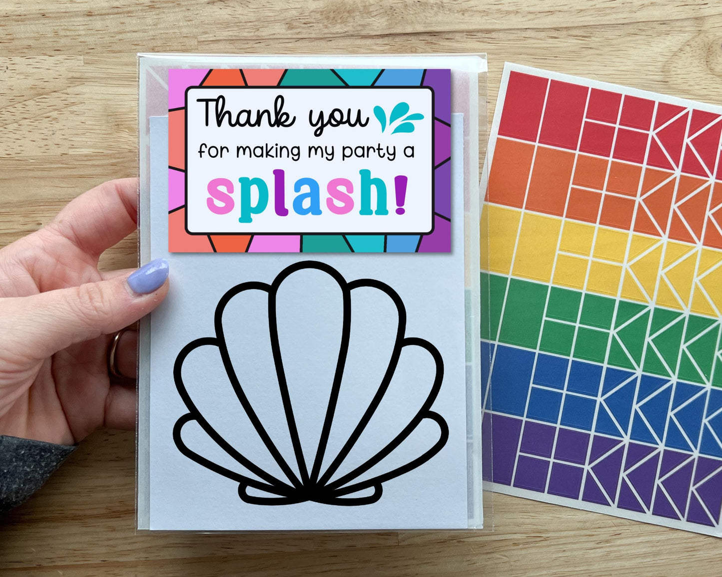 Seashell Suncatcher Craft Party Favor