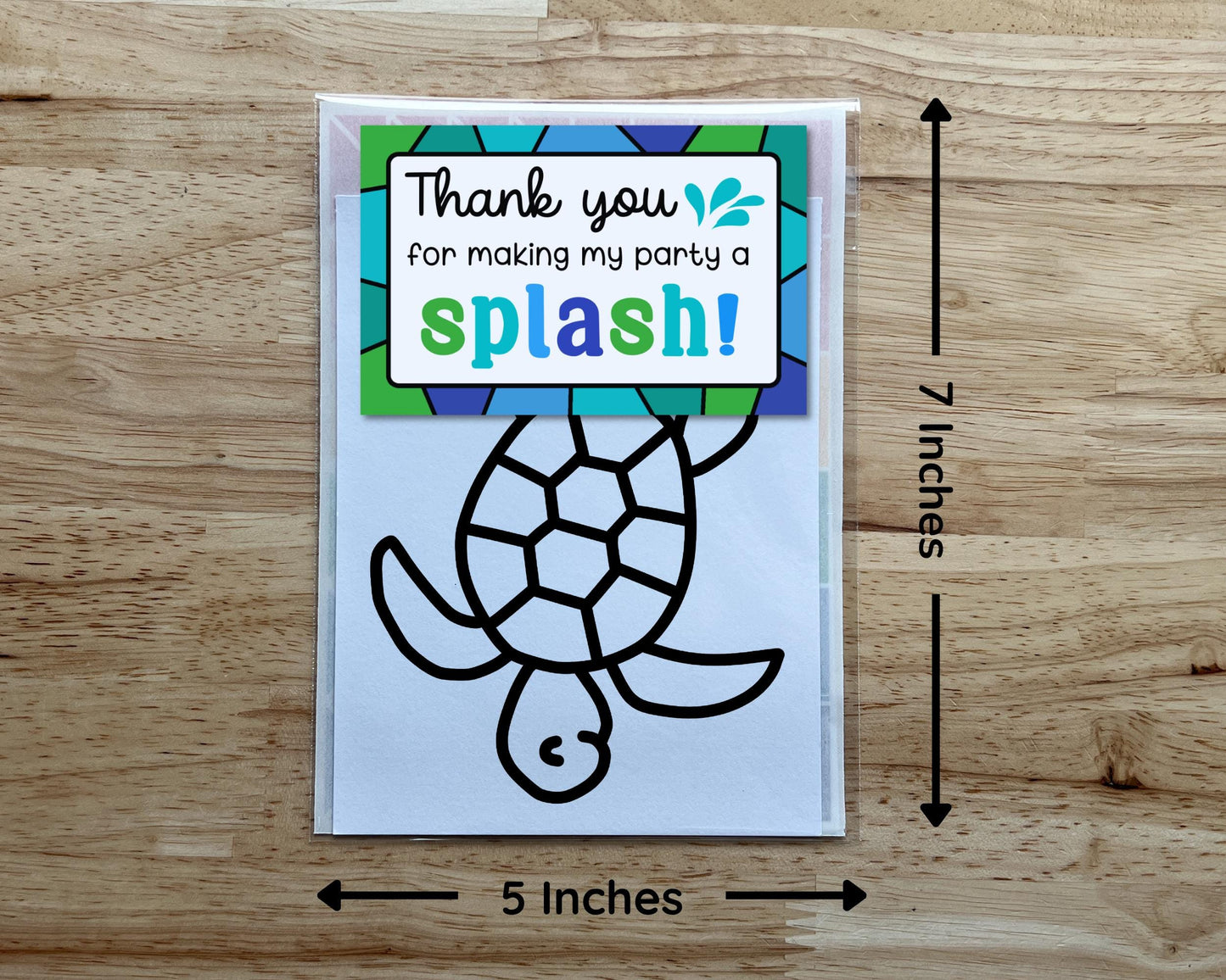 Sea Turtle Suncatcher Craft Party Favor