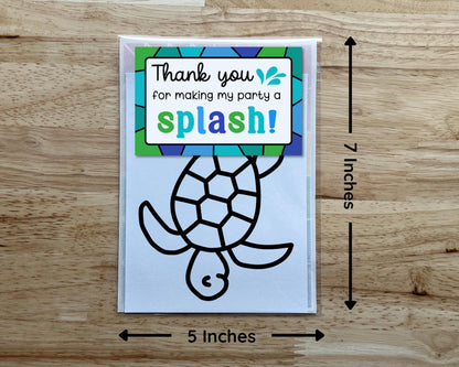 Sea Turtle Suncatcher Craft Party Favor