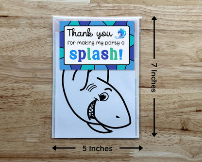 Shark Suncatcher Craft Party Favor