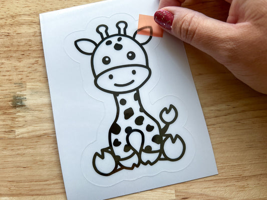 Giraffe Suncatcher Craft Party Favor