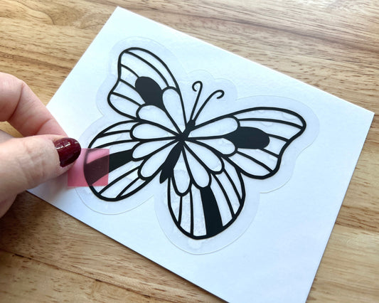 Butterfly Suncatcher Sticker Craft Kit, Set of 4