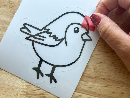 Bird Suncatcher Sticker Craft Kit