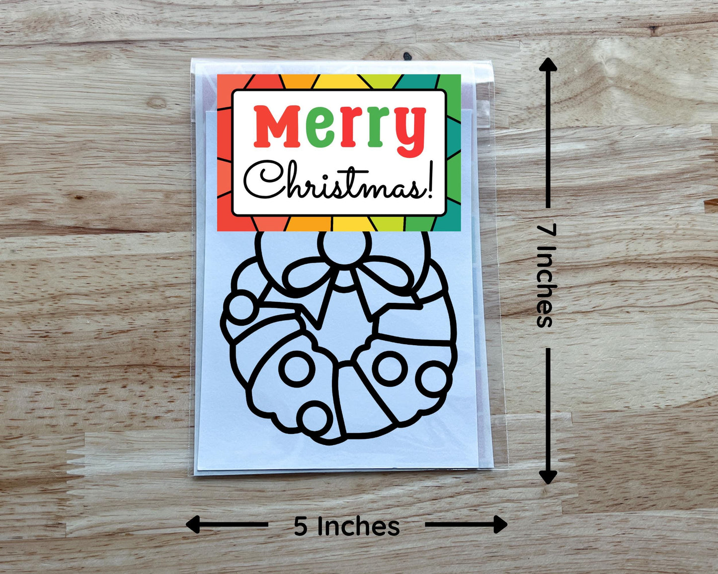 Christmas Suncatcher Sticker Craft Kit, Set of 4