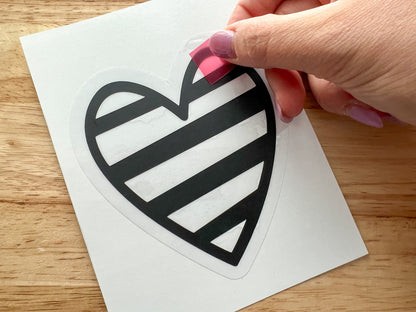 Hearts Suncatcher Sticker Valentine Craft Kit, Set of 4