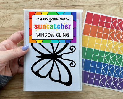 Butterfly Suncatcher Sticker Craft Kit
