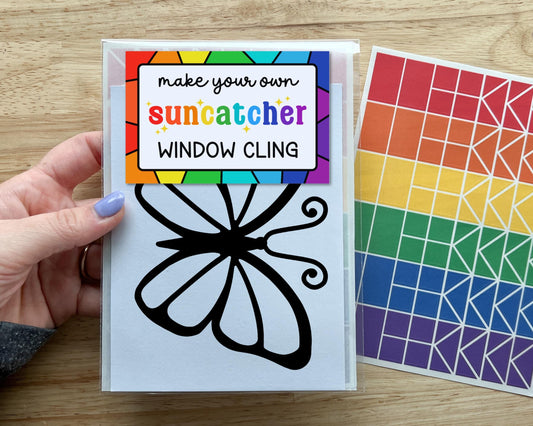 Butterfly Suncatcher Sticker Craft Kit