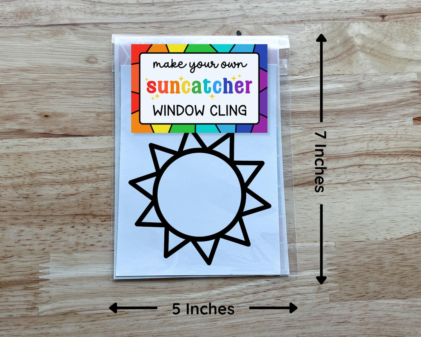 Summer Suncatcher Sticker Craft Kit