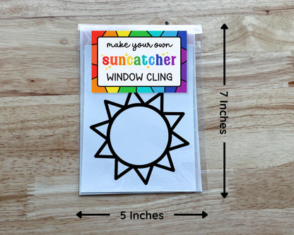 Summer Suncatcher Sticker Craft Kit