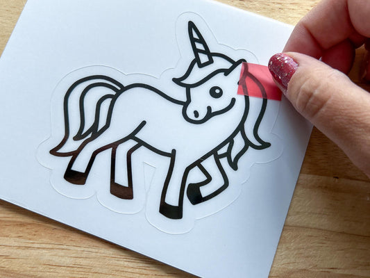Unicorn Suncatcher Sticker Craft Kit