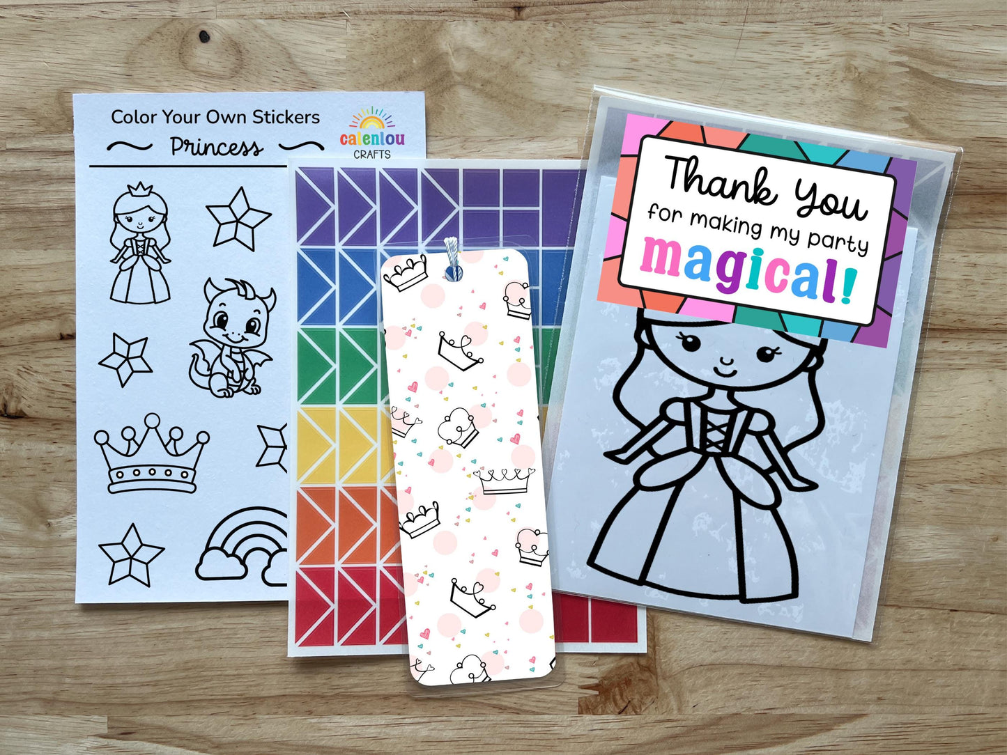 Princess Party Favor Bag