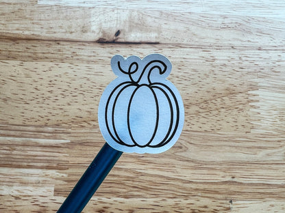 Fall Color Your Own Stickers