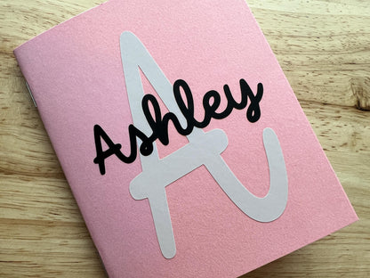 Custom Monogram Notepad for Kids