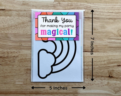 Rainbow Suncatcher Craft Magical Party Favor