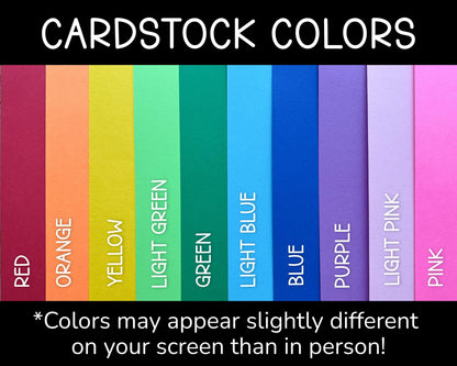 Personalized Rainbow Name Bookmark