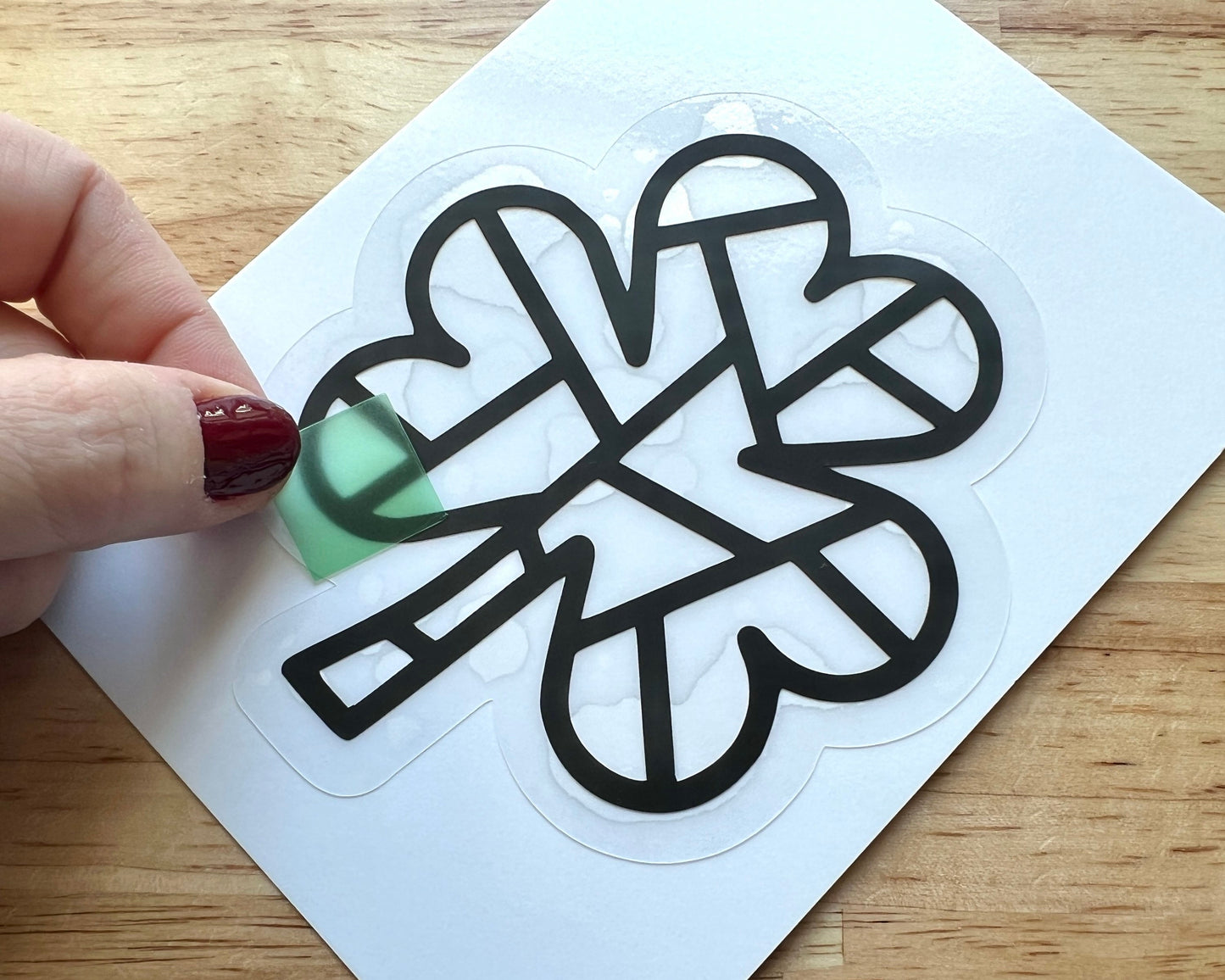 St Patricks Day Suncatcher Sticker Craft Kit, Set of 4