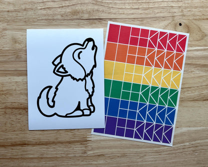 Wolf Suncatcher Craft Party Favor