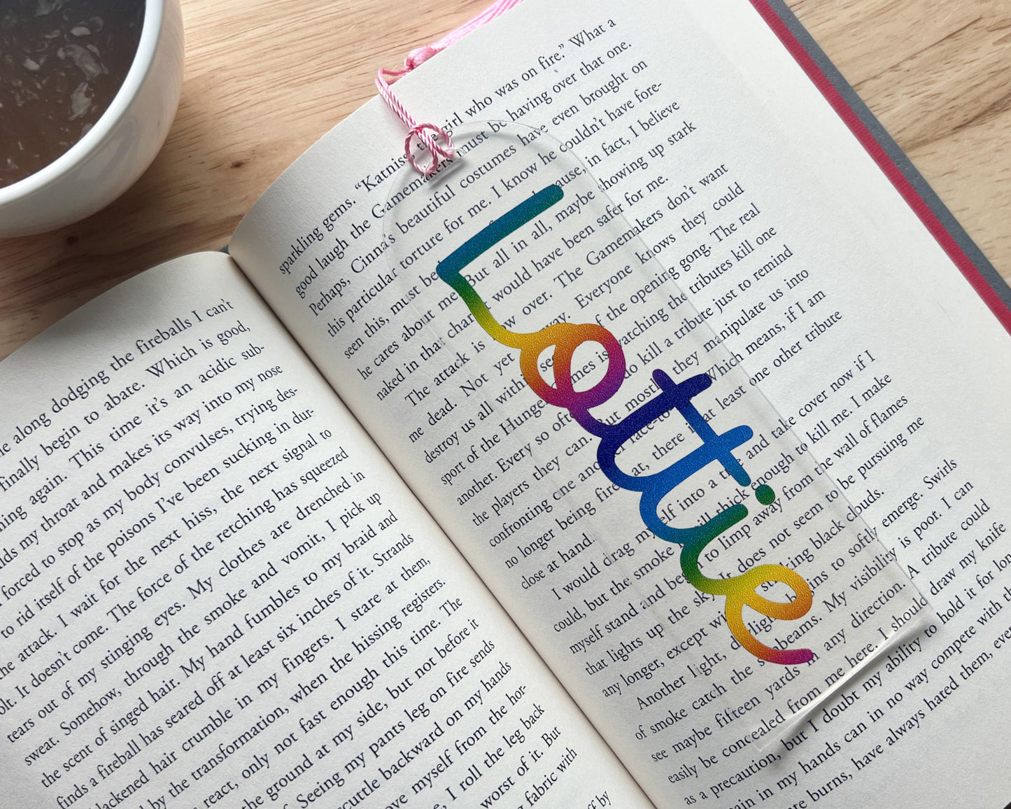 Personalized Rainbow Name Bookmark