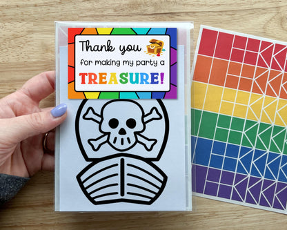 Pirate Suncatcher Craft Party Favor