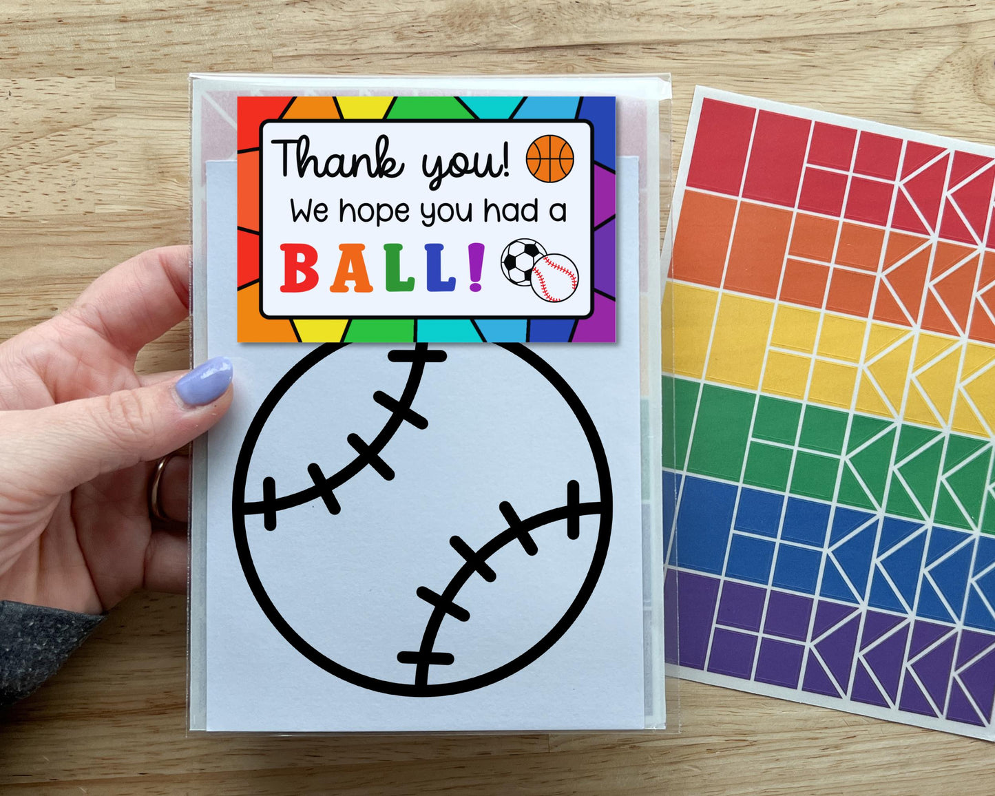Softball Suncatcher Craft Party Favor