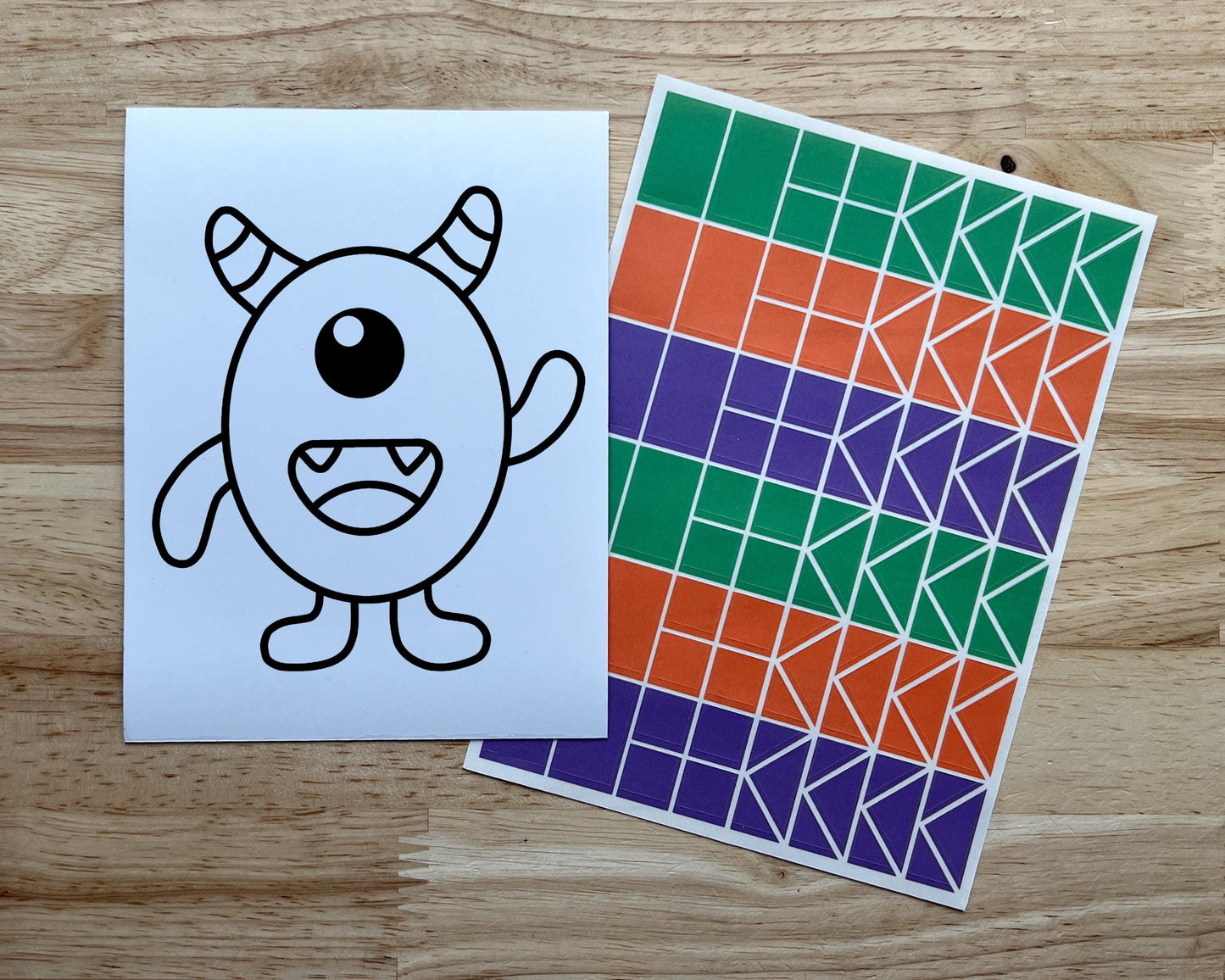 Monster Suncatcher Craft Party Favor