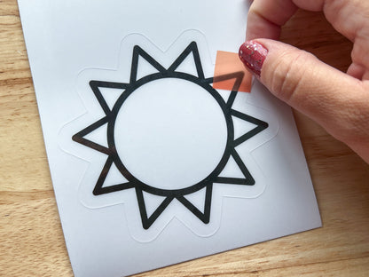 Summer Suncatcher Sticker Craft Kit