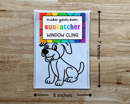 Dog Suncatcher Sticker Craft Kit