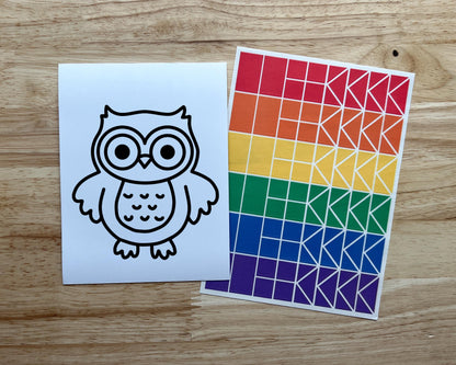 Owl Suncatcher Craft Party Favor