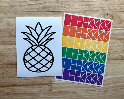 Pineapple Suncatcher Craft Party Favor