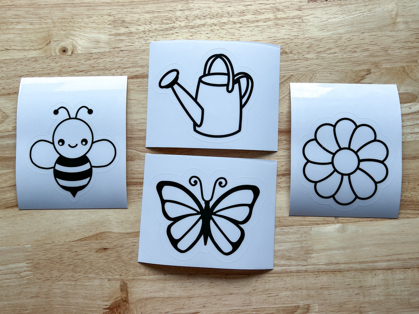 Garden Suncatcher Sticker Craft Kit, Set of 4