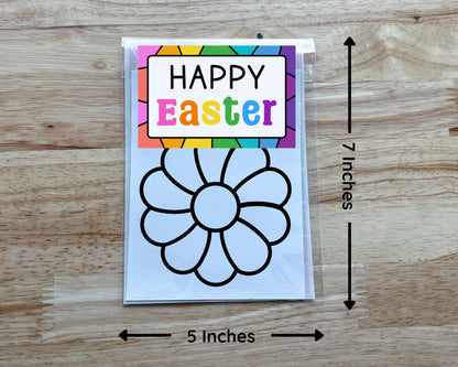 Easter Suncatcher Sticker Craft Kit, Set of 4