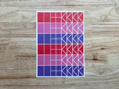 Valentine Stained Glass Stickers