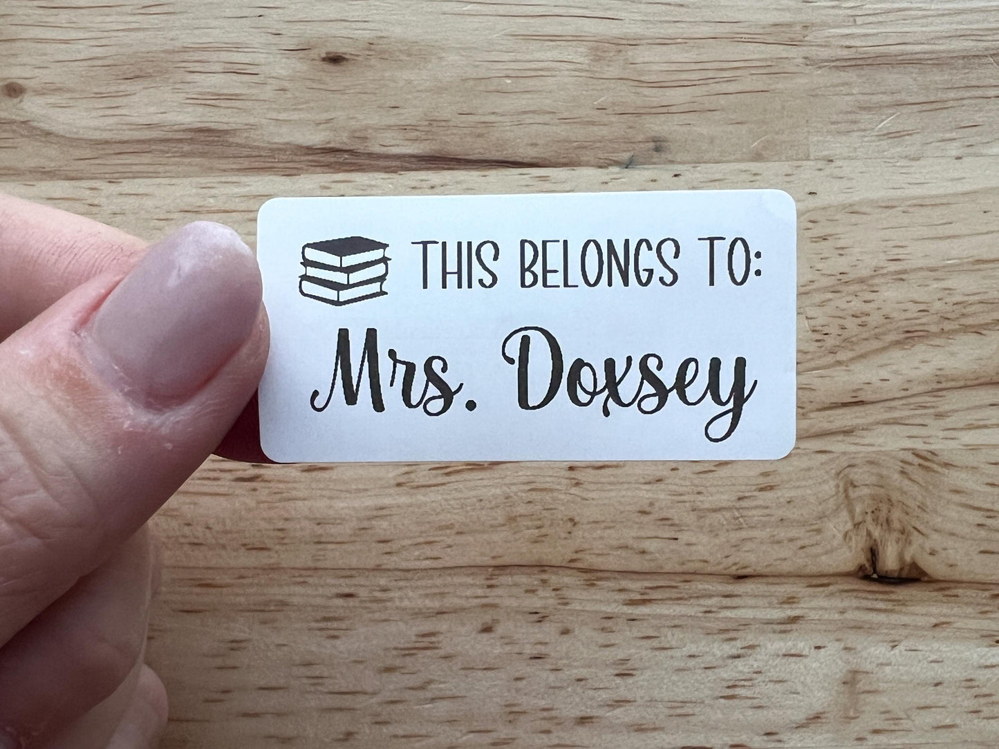 Custom Teacher Supply Labels (Set of 10)