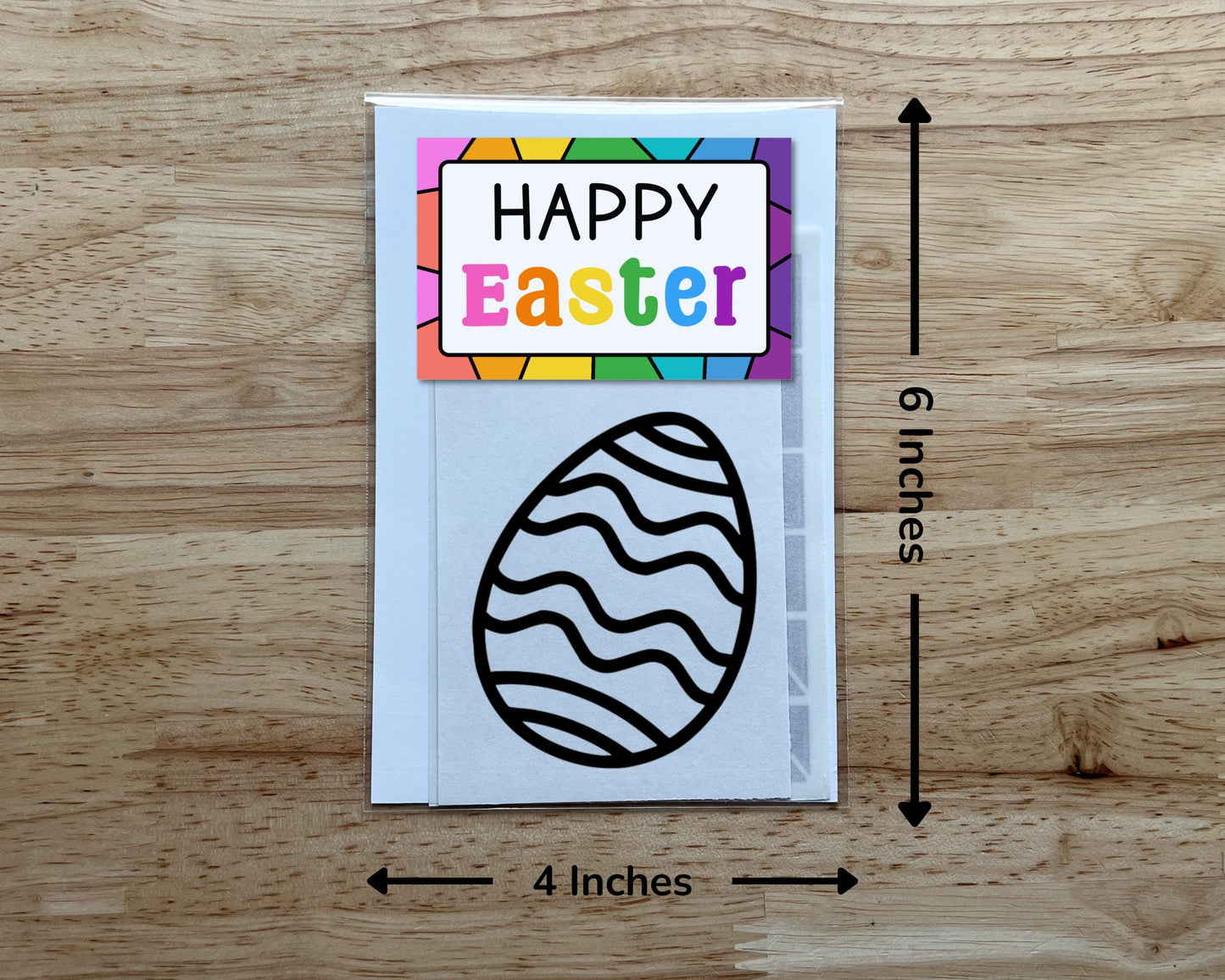 Mini Easter Egg Suncatcher Sticker Craft Kit