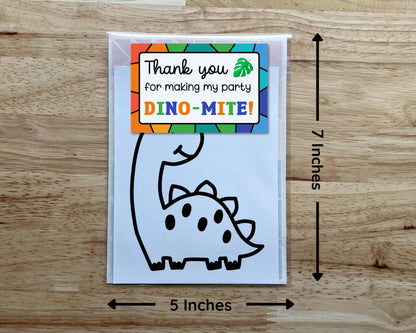Brontosaurus Suncatcher Craft Party Favor
