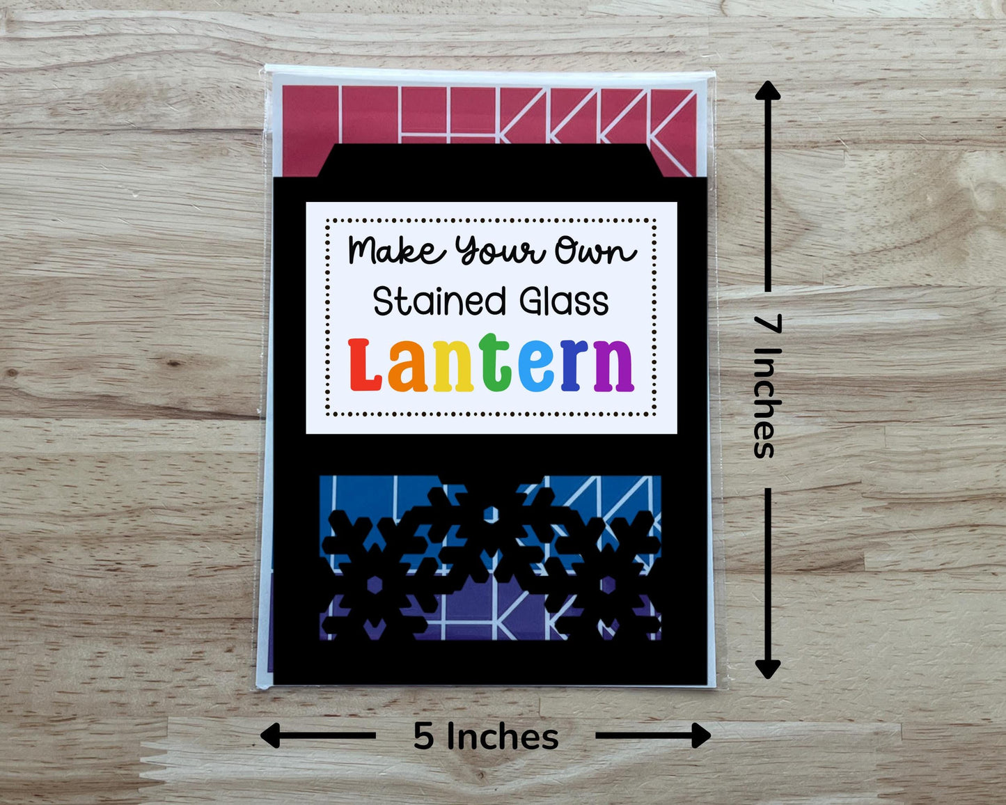 Snowflake Lantern Holiday Craft Kit