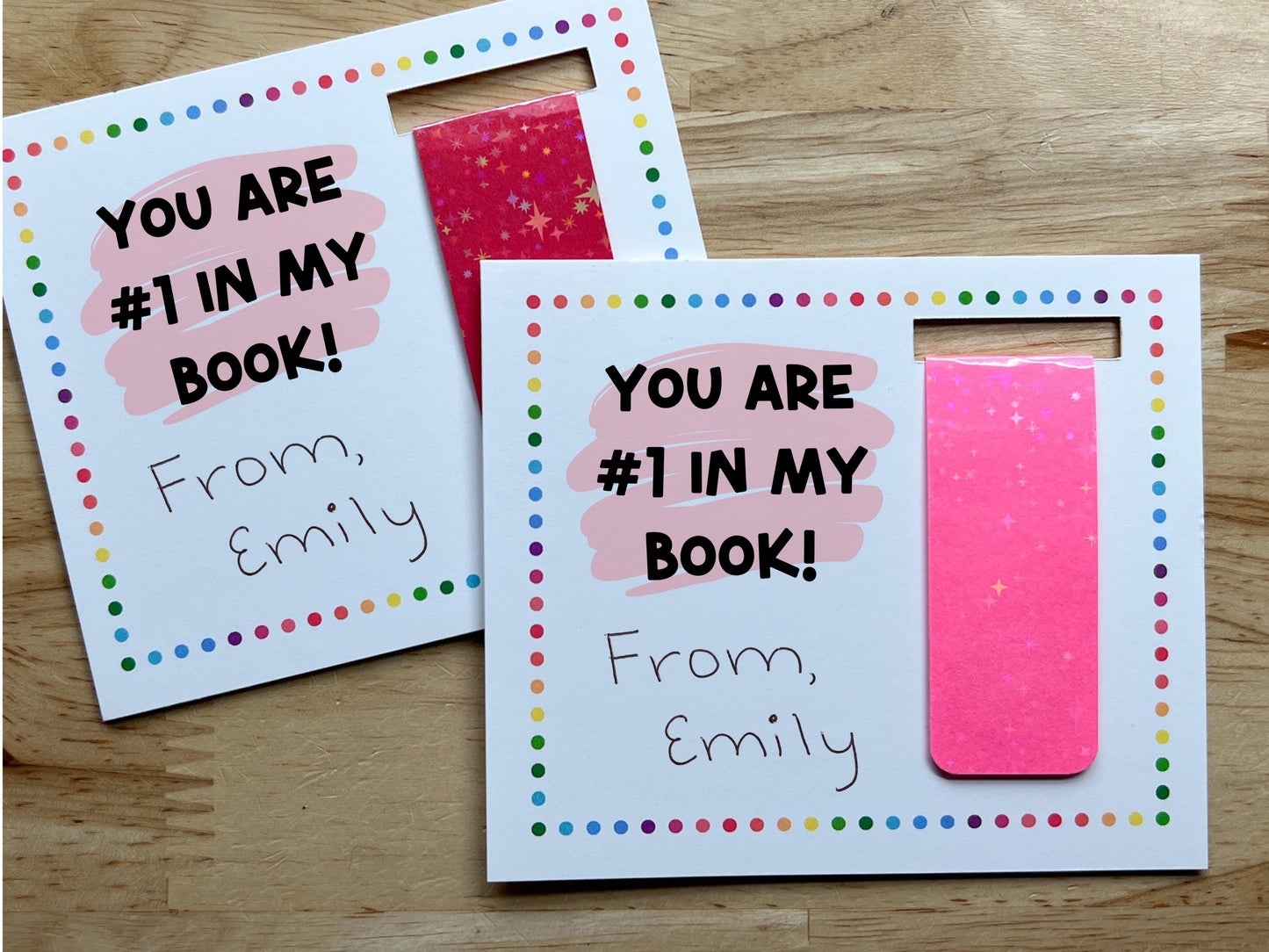 Bulk Magnetic Bookmark Valentines Day Favors