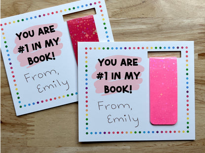 Bulk Magnetic Bookmark Valentines Day Favors