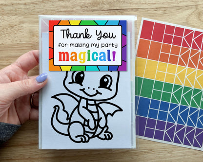 Dragon Suncatcher Craft Party Favor