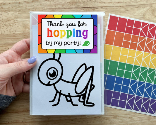 Grasshopper Suncatcher Craft Party Favor