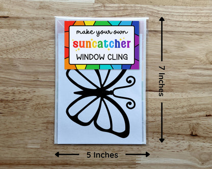 Butterfly Suncatcher Sticker Craft Kit
